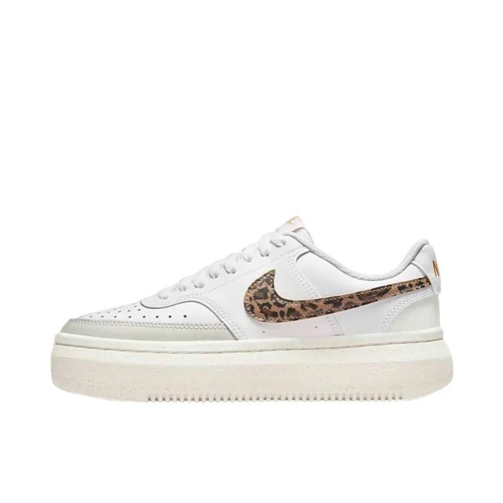 Nike Court Vision Alta Platform Shoes‎ White Leopard DO2791 100 Women's Sz 9.5